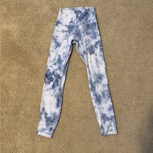 Lululemon align 25” blue diamond dye